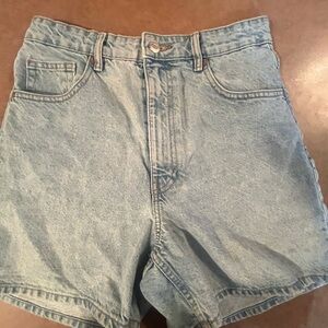 Zara Light Blue Jean Shorts